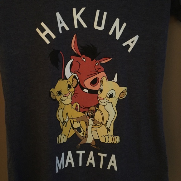 NWOT Disney Hakuna Matata Lion King Tee Shirt, M - Picture 2 of 4